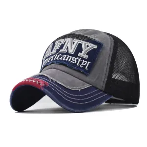 AFNY Embroidered Cotton Baseball Cap casual-baseball-cap