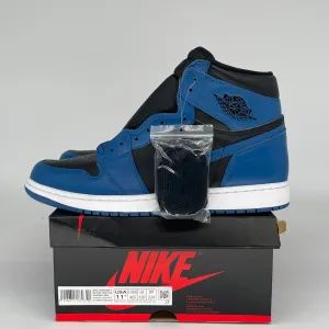 AIR JORDAN 1 DUNKELMARINE GRÖßE 11.5 555088-404