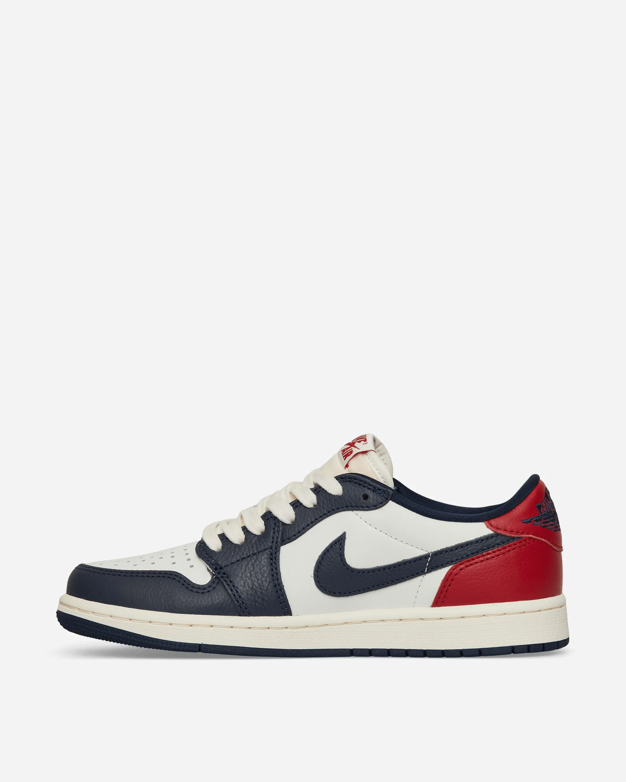 Air Jordan 1 Low OG Sneakers Gymrot / Mitternachtsblau