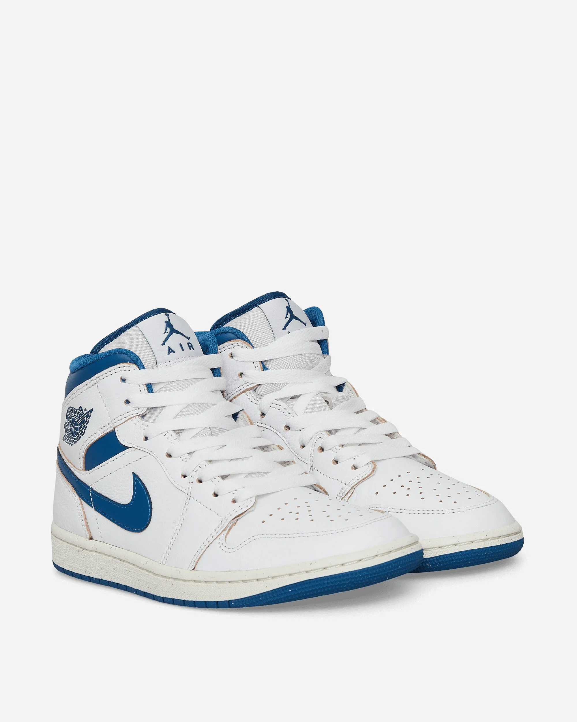 Air Jordan 1 Mid SE Sneakers Weiß / Industrieblau