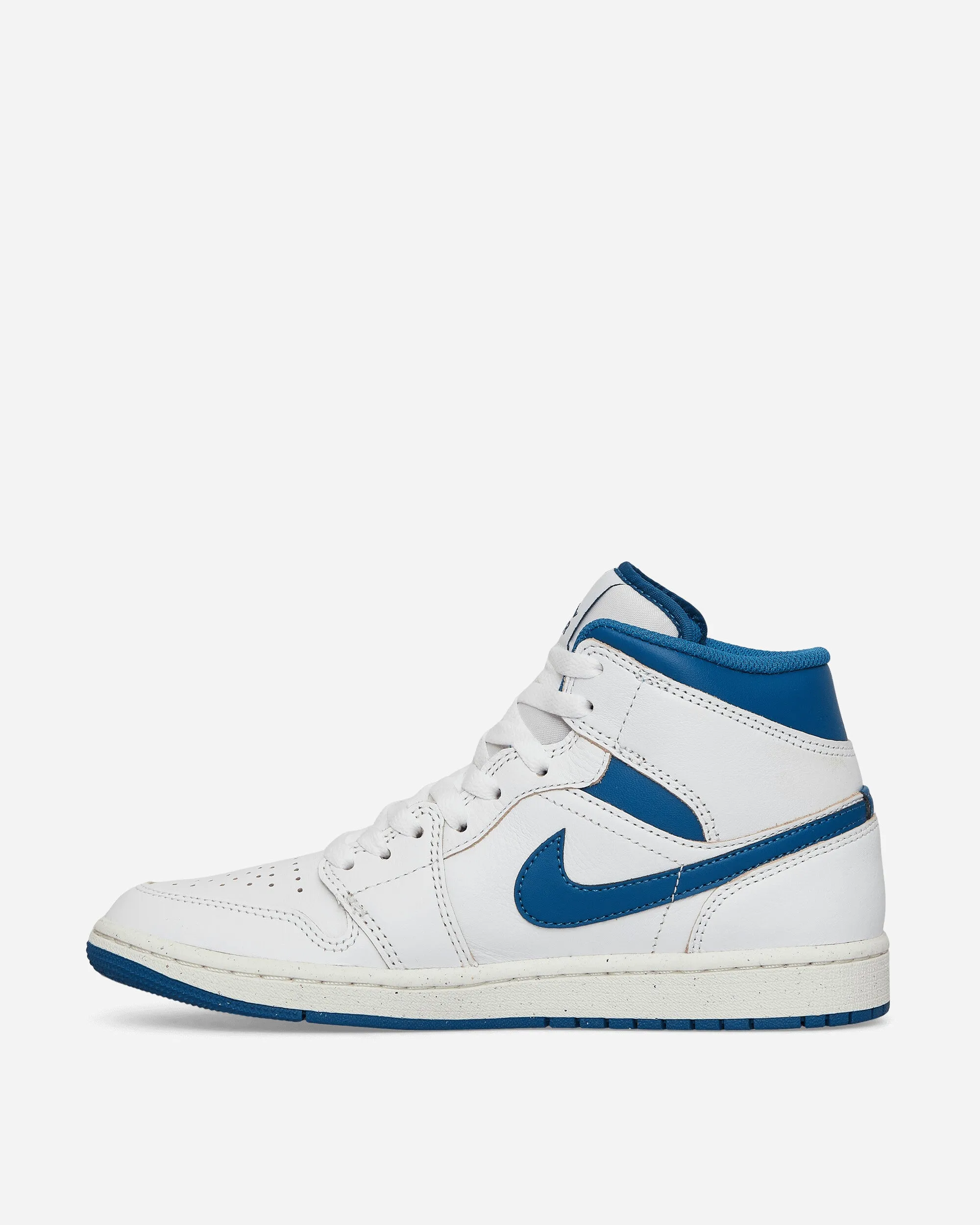 Air Jordan 1 Mid SE Sneakers Weiß / Industrieblau