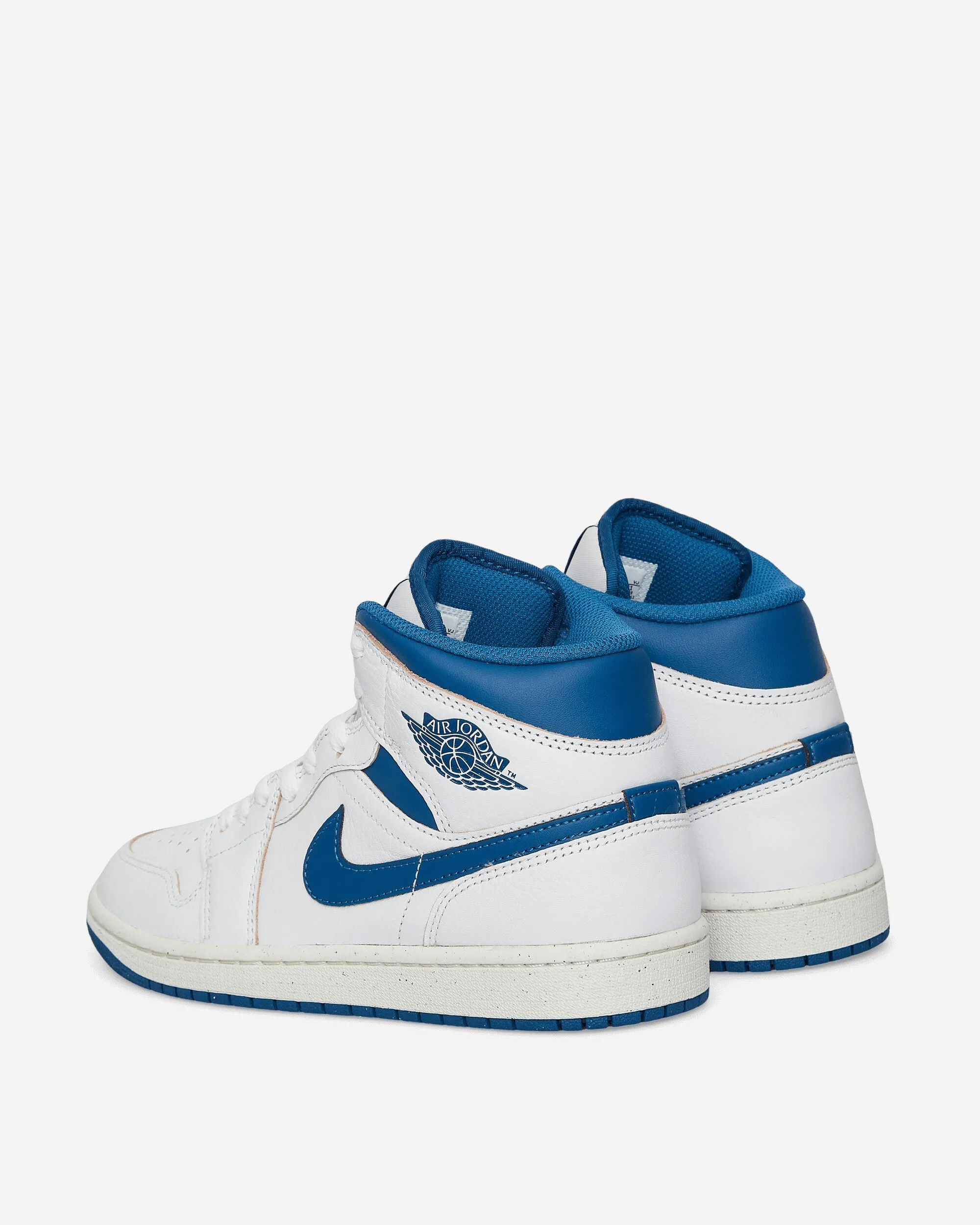 Air Jordan 1 Mid SE Sneakers Weiß / Industrieblau