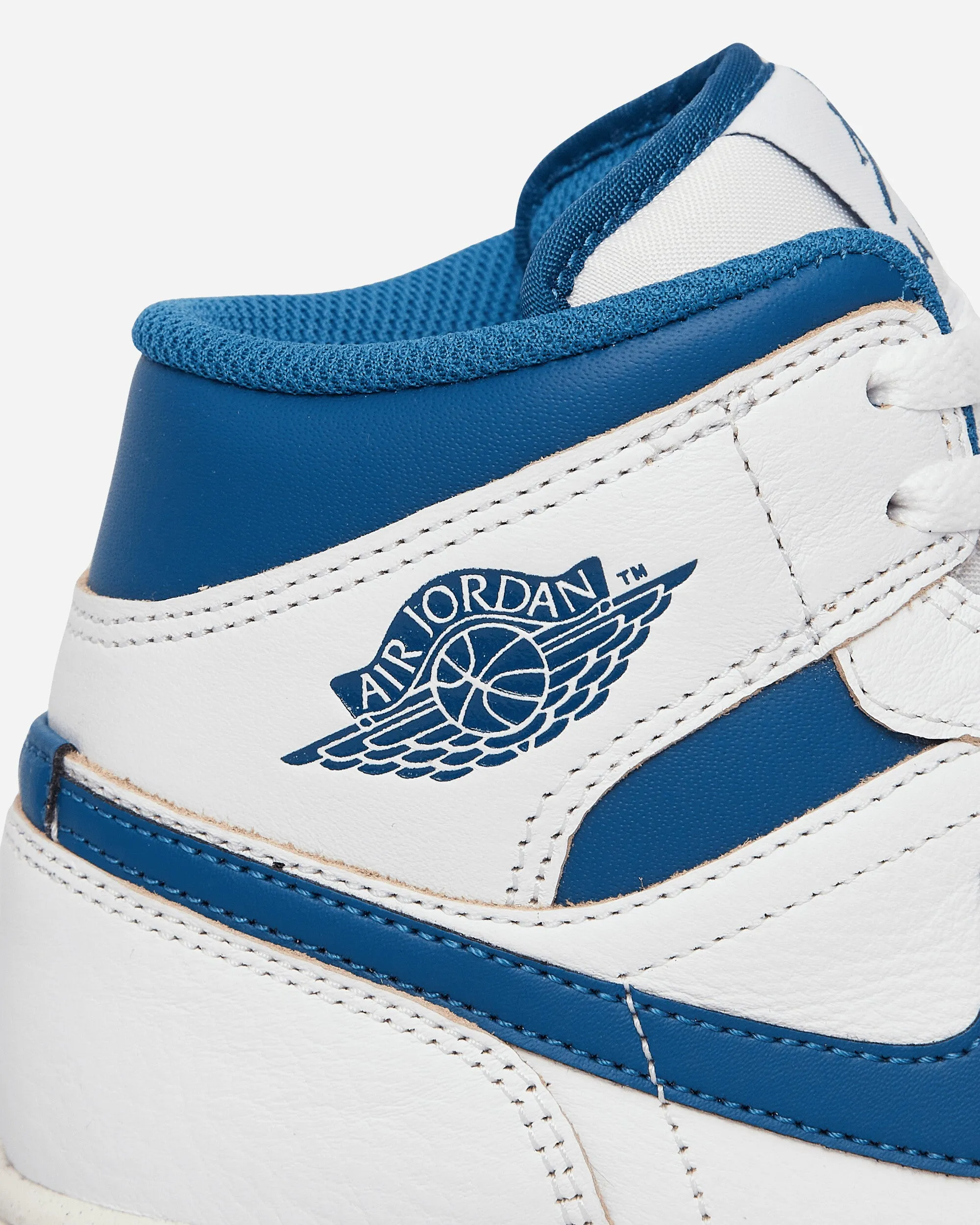 Air Jordan 1 Mid SE Sneakers Weiß / Industrieblau