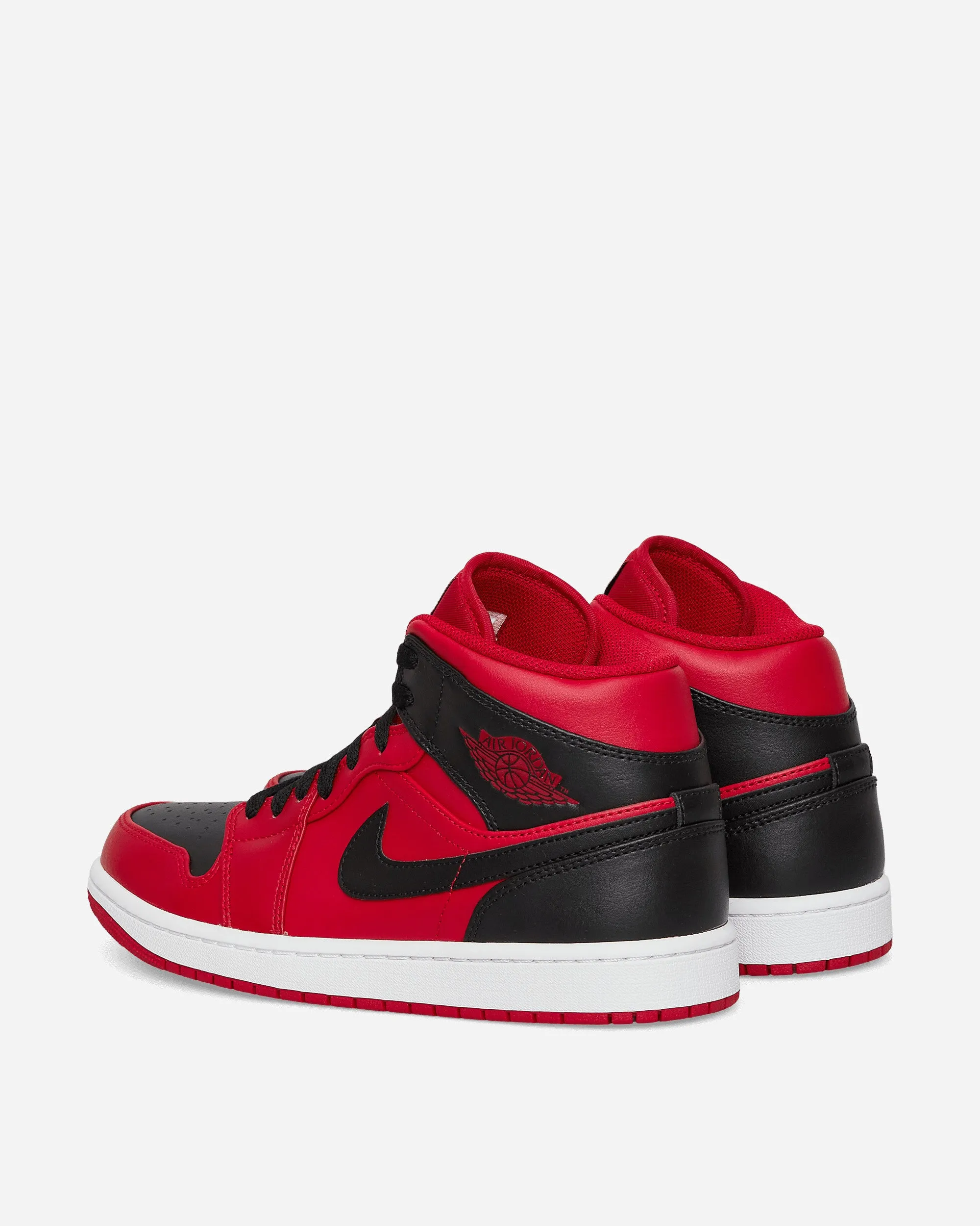 Air Jordan 1 Mid Sneakers Gym Rot / Schwarz
