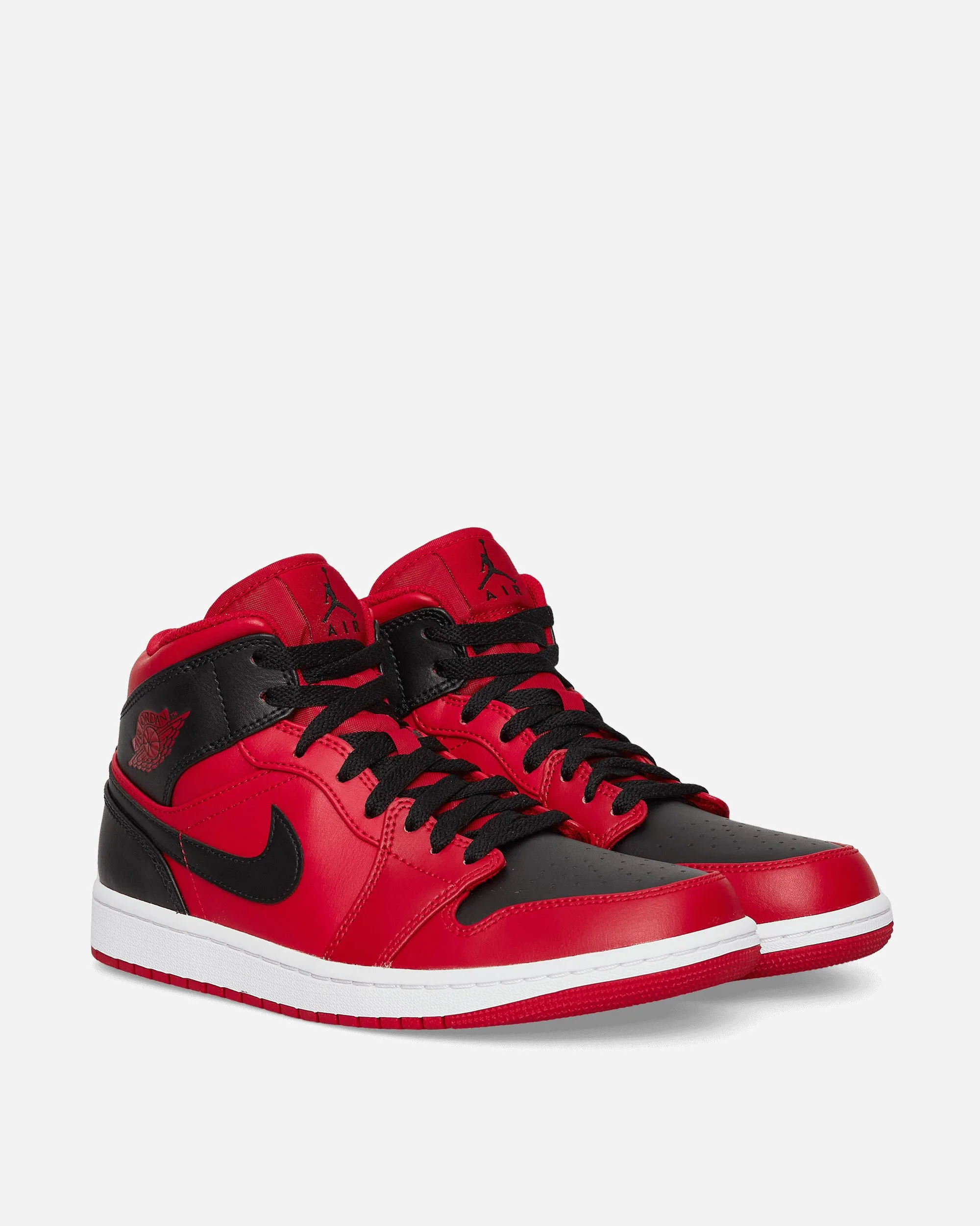 Air Jordan 1 Mid Sneakers Gym Rot / Schwarz