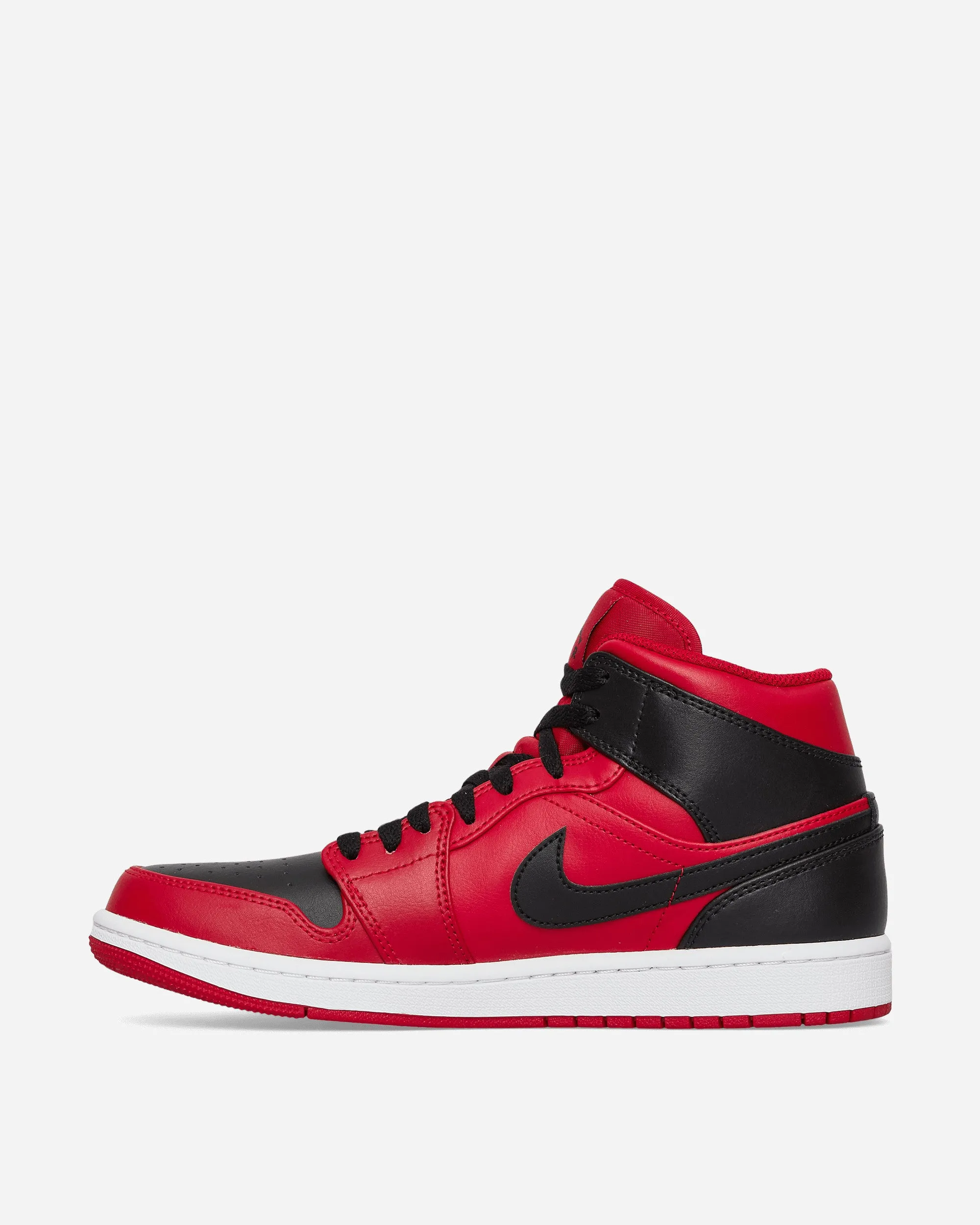 Air Jordan 1 Mid Sneakers Gym Rot / Schwarz
