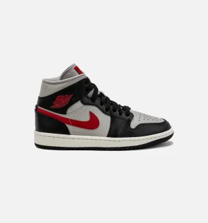 Air Jordan 1 Retro Mid Damen Lifestyle-Schuh - Schwarz/Rot