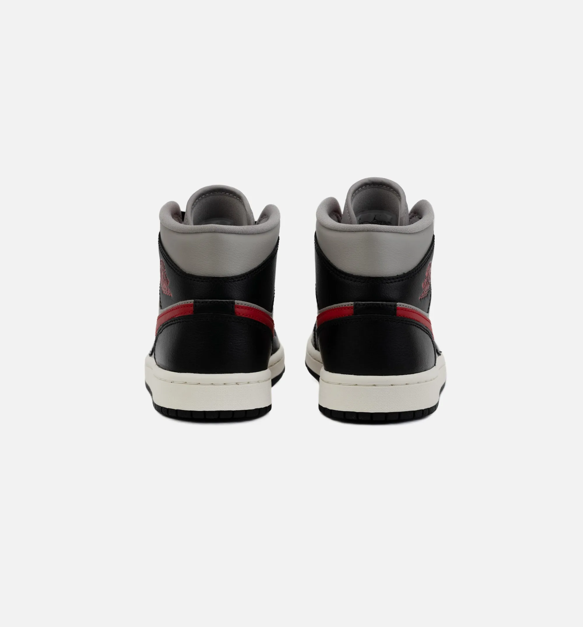 Air Jordan 1 Retro Mid Damen Lifestyle-Schuh - Schwarz/Rot