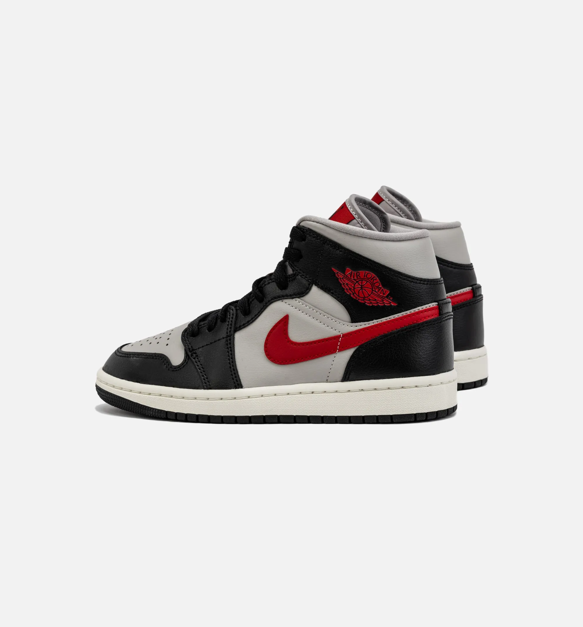 Air Jordan 1 Retro Mid Damen Lifestyle-Schuh - Schwarz/Rot