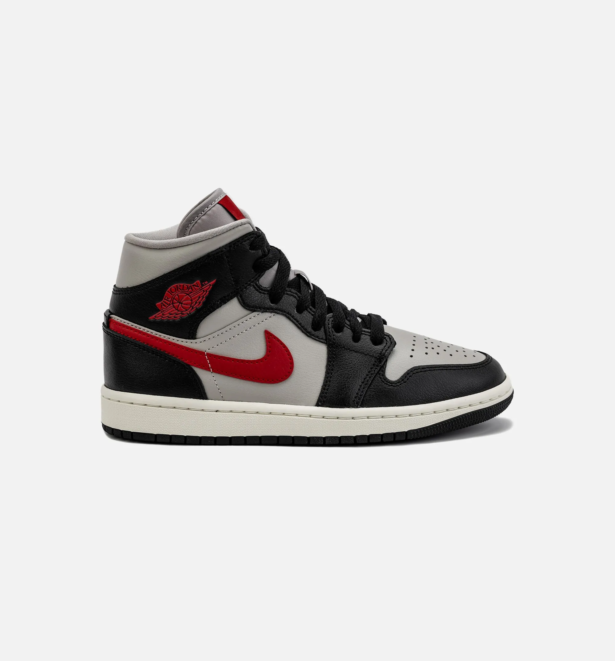Air Jordan 1 Retro Mid Damen Lifestyle-Schuh - Schwarz/Rot