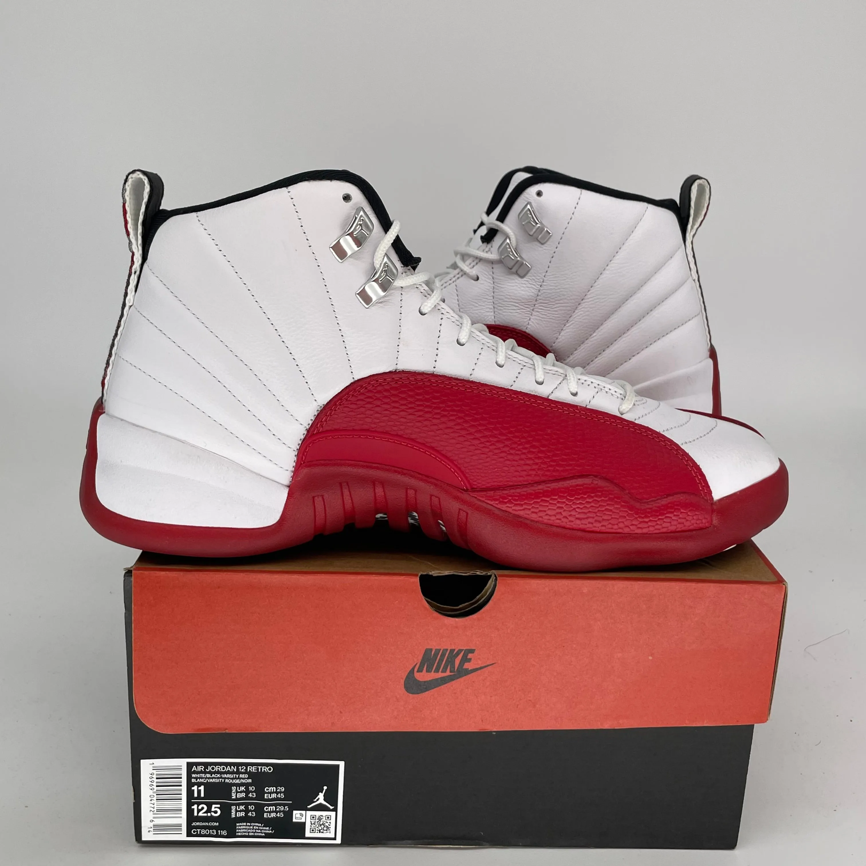 AIR JORDAN 12 KIRSCHE GRÖSSE 11 CT8013-116