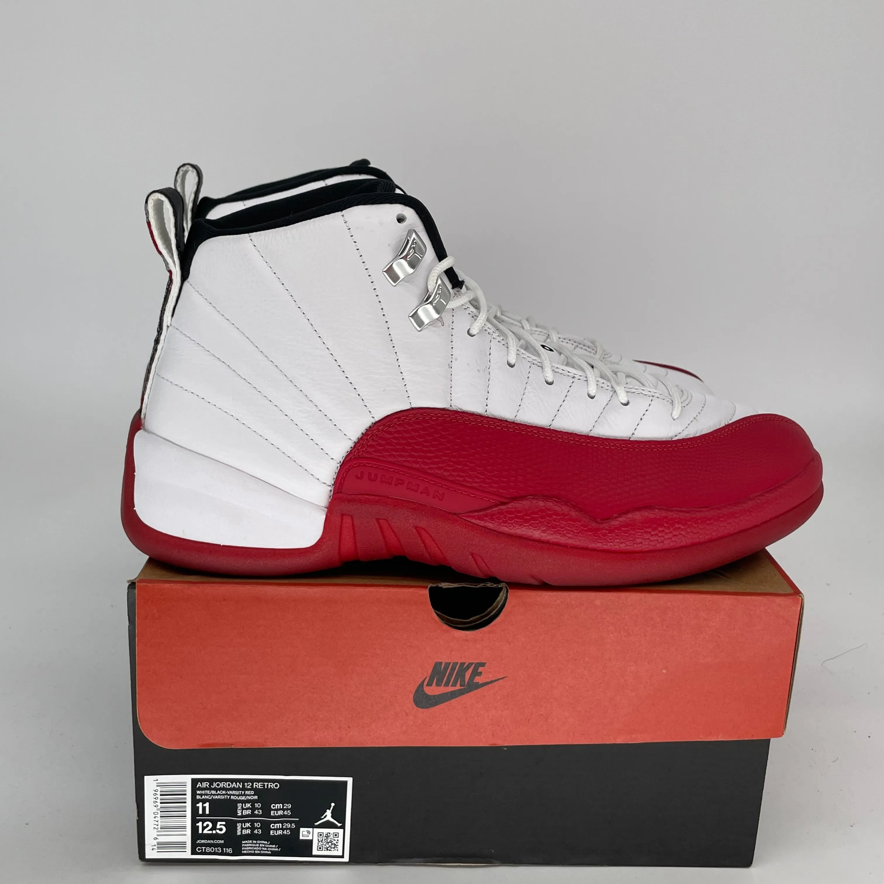 AIR JORDAN 12 KIRSCHE GRÖSSE 11 CT8013-116