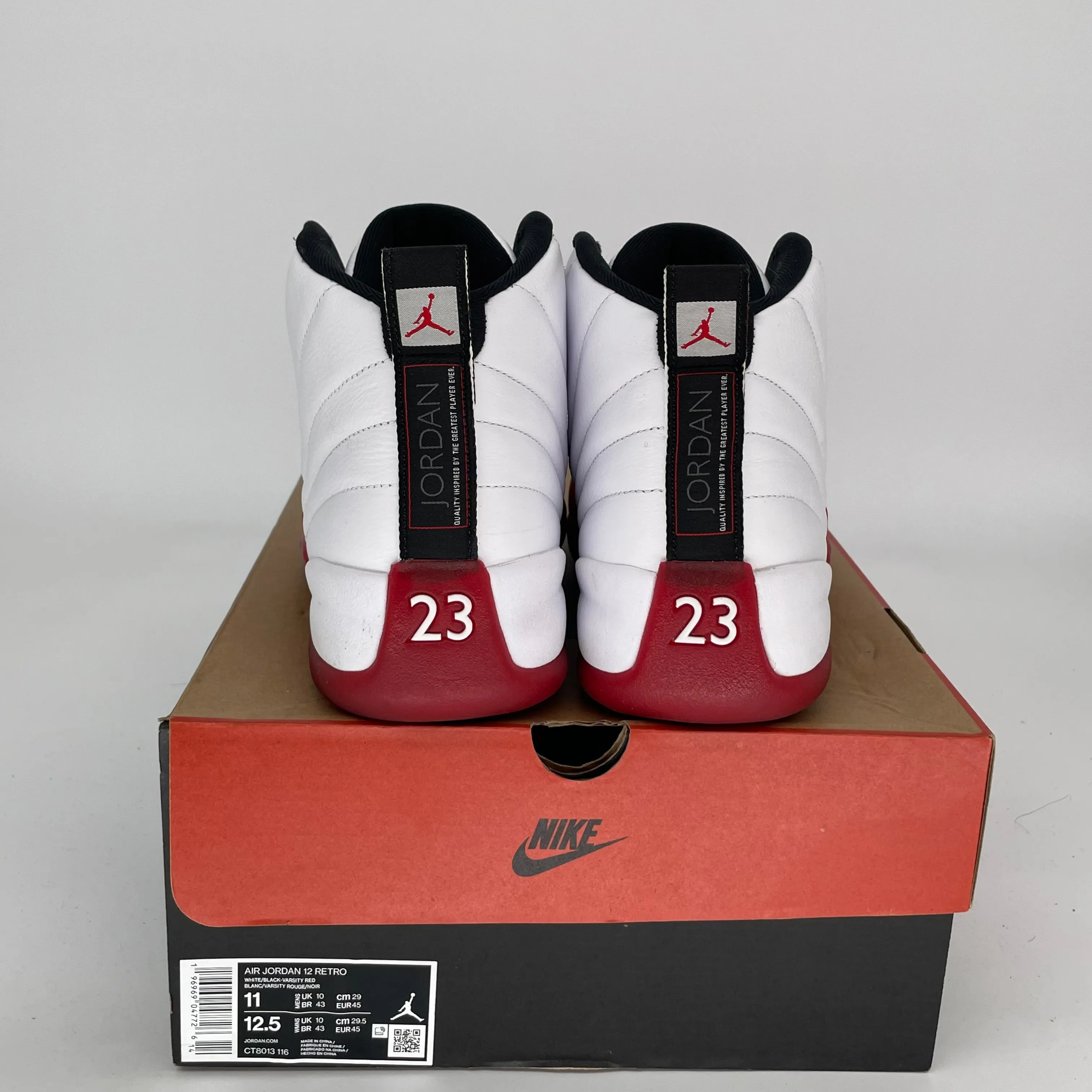 AIR JORDAN 12 KIRSCHE GRÖSSE 11 CT8013-116