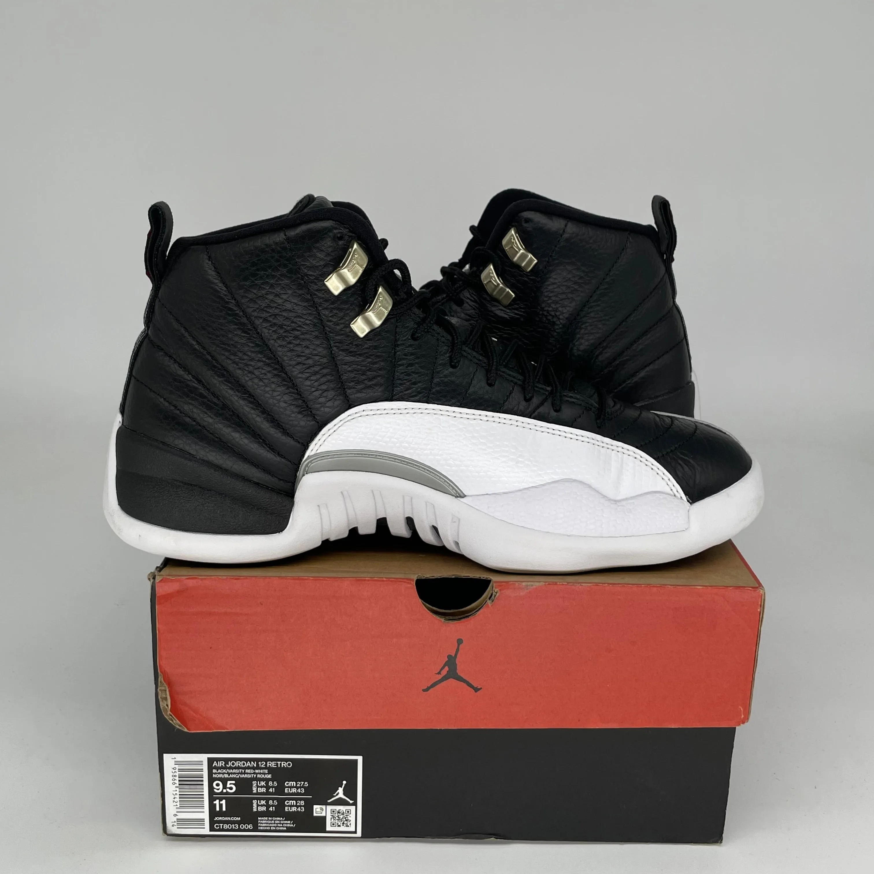 AIR JORDAN 12 PLAYOFFS GRÖßE 9.5 CT8013-006