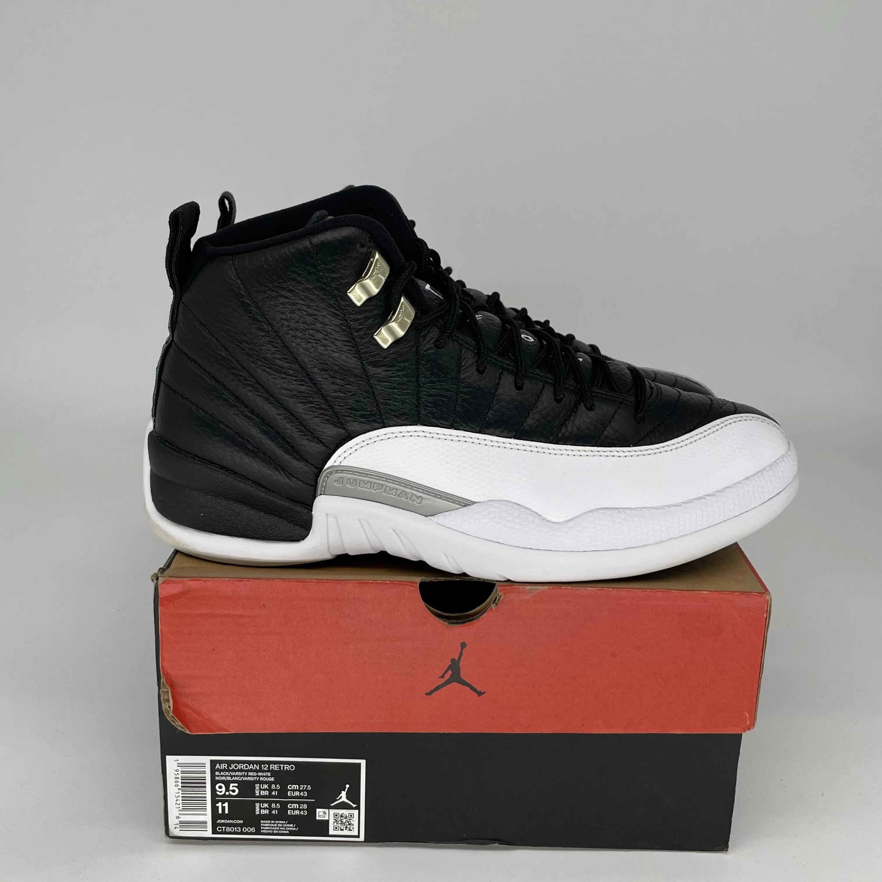 AIR JORDAN 12 PLAYOFFS GRÖßE 9.5 CT8013-006