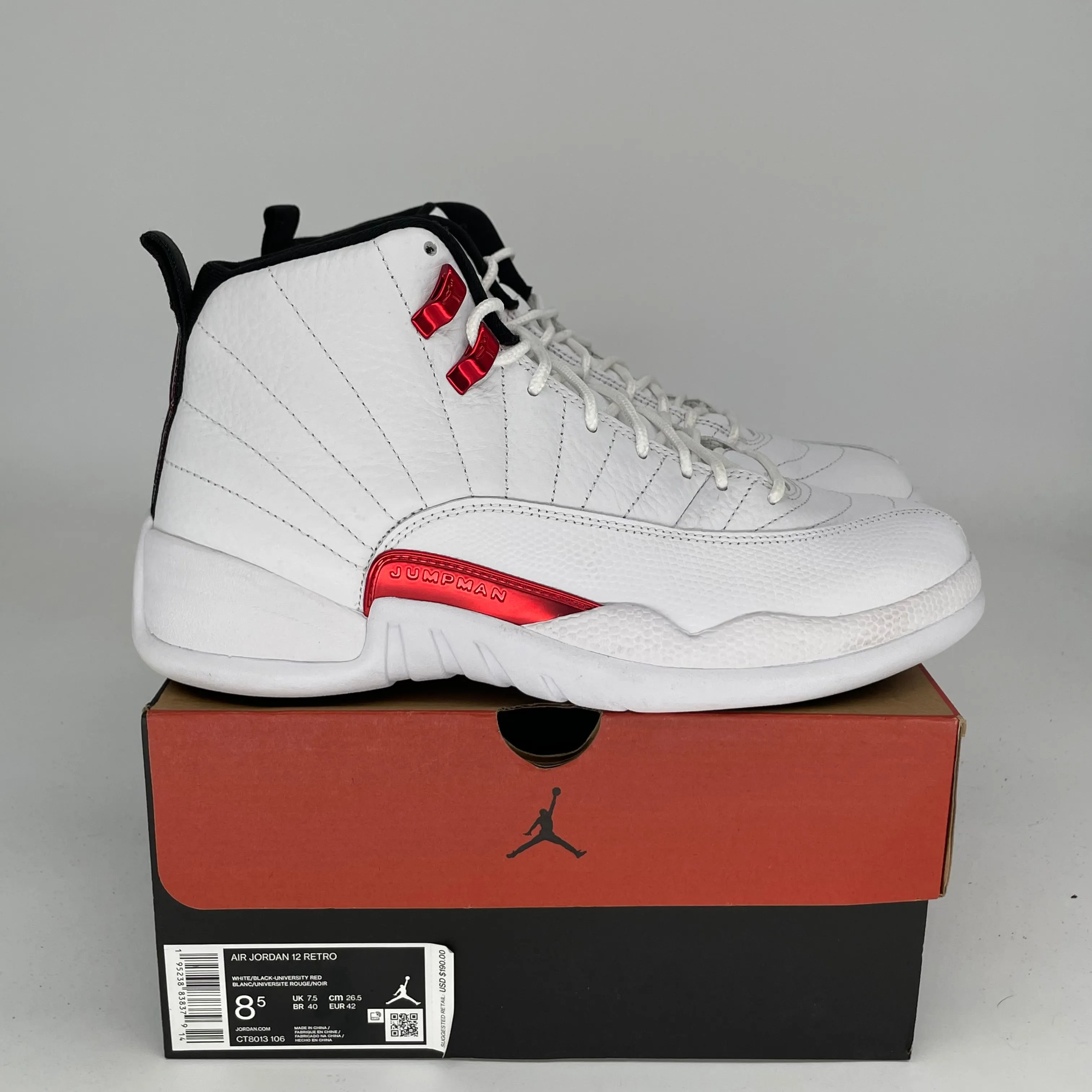 AIR JORDAN 12 TWIST GRÖßE 8.5 CT8013-106