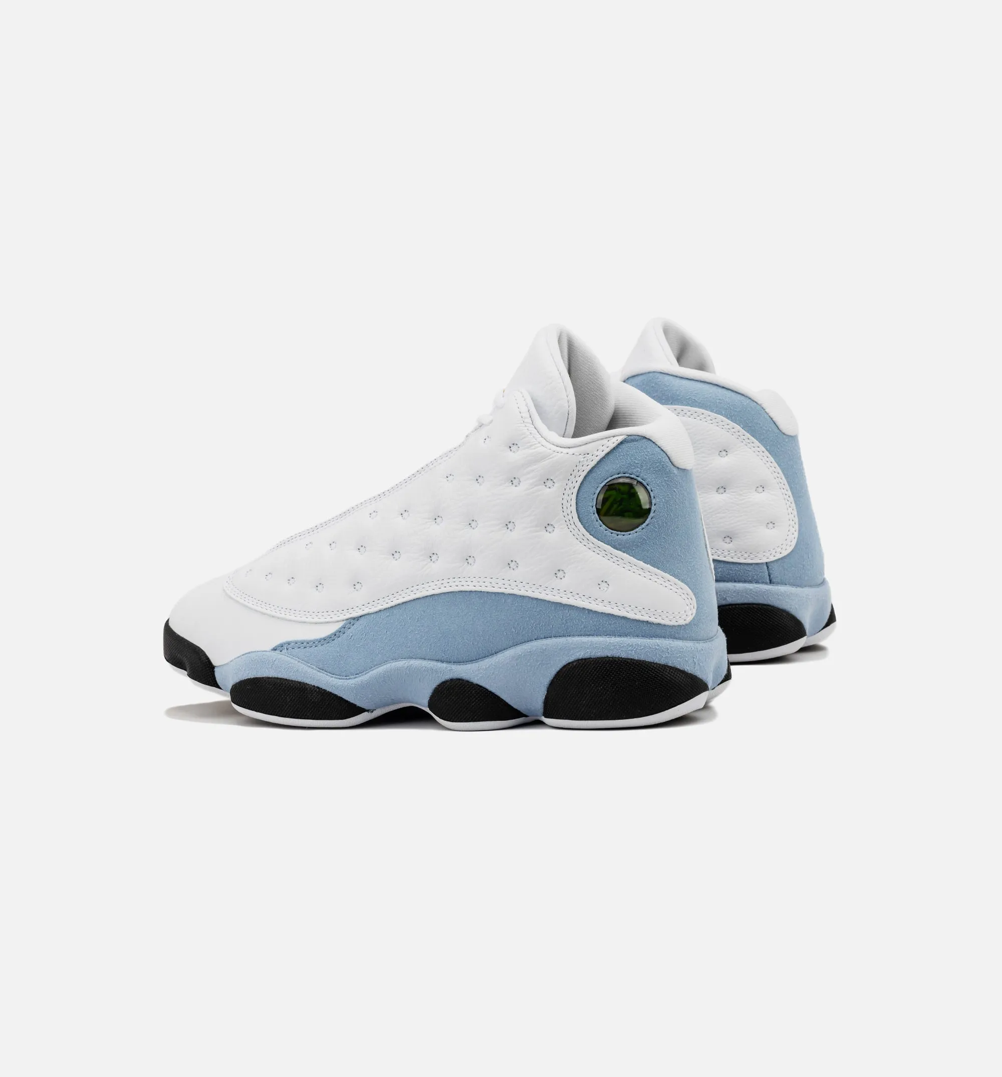 Air Jordan 13 Retro Blau Grau Herren Lifestyle-Schuh - Weiß/Blau Grau/Schwarz/Gelb Ocker
