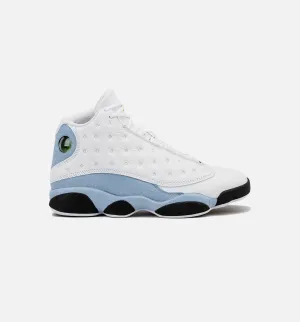 Air Jordan 13 Retro Blau Grau Herren Lifestyle-Schuh - Weiß/Blau Grau/Schwarz/Gelb Ocker