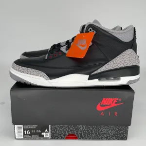 AIR JORDAN 3 SCHWARZ ZEMENT GRÖSSE 16 DN3707-010