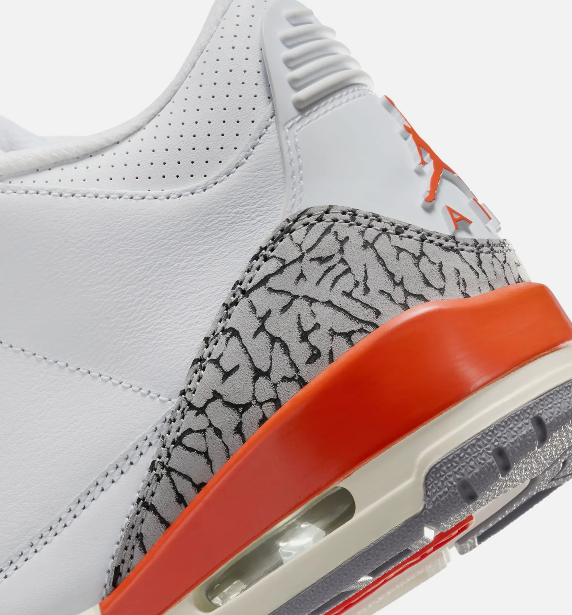 Air Jordan 3 Retro Georgia Peach Damen Lifestyle-Schuh - Weiß/Cosmic Clay/Segeltuch/Zementgrau