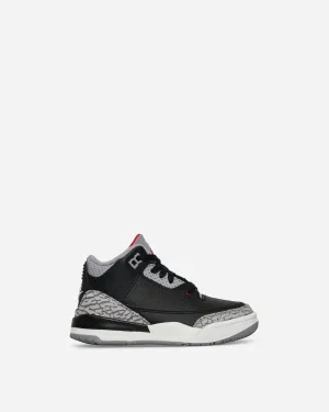 Air Jordan 3 Retro (PS) Sneakers Schwarz Zement
