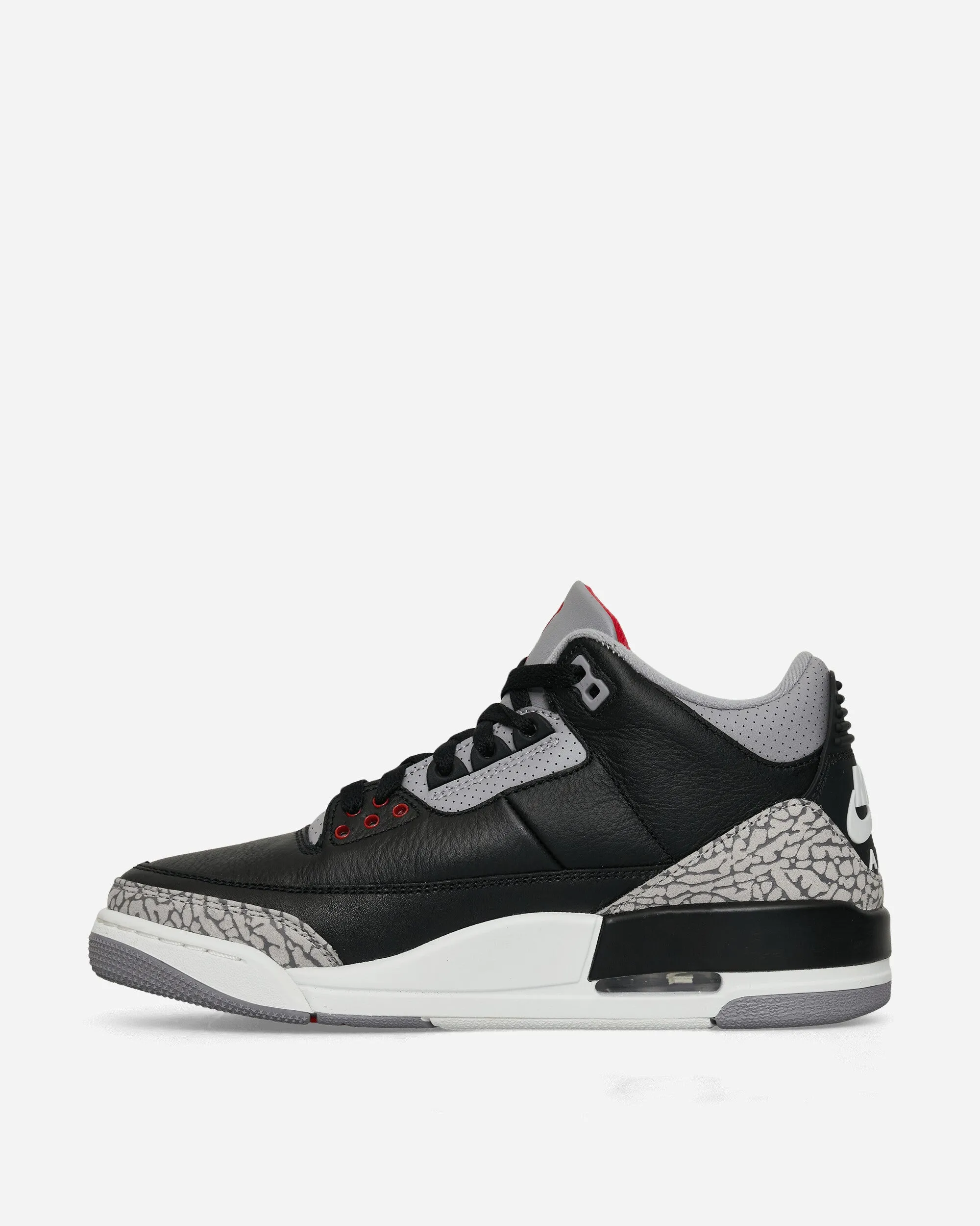 Air Jordan 3 Retro Sneakers Schwarz Zement