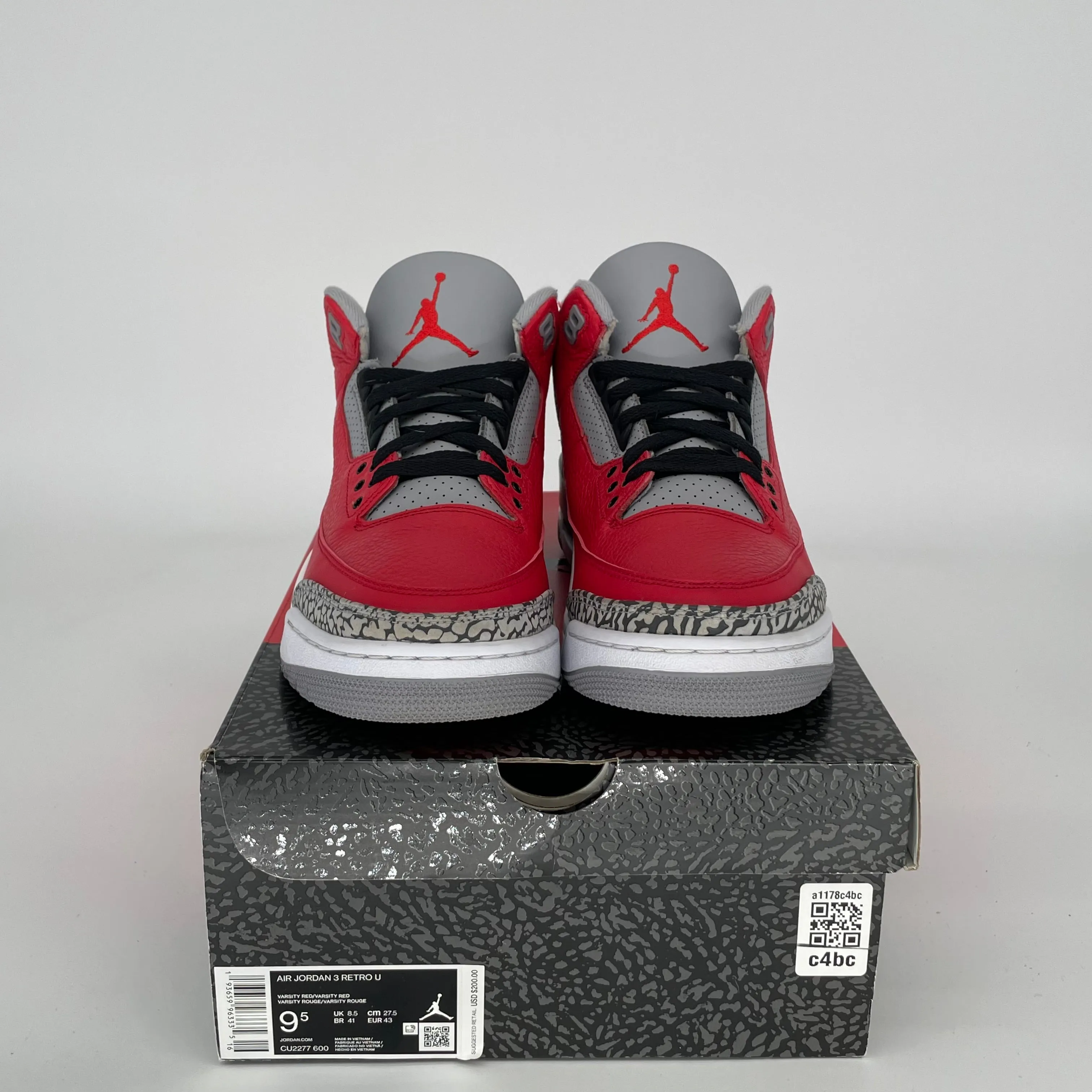 AIR JORDAN 3 UNITE CHI GRÖßE 9.5 CU2277-600