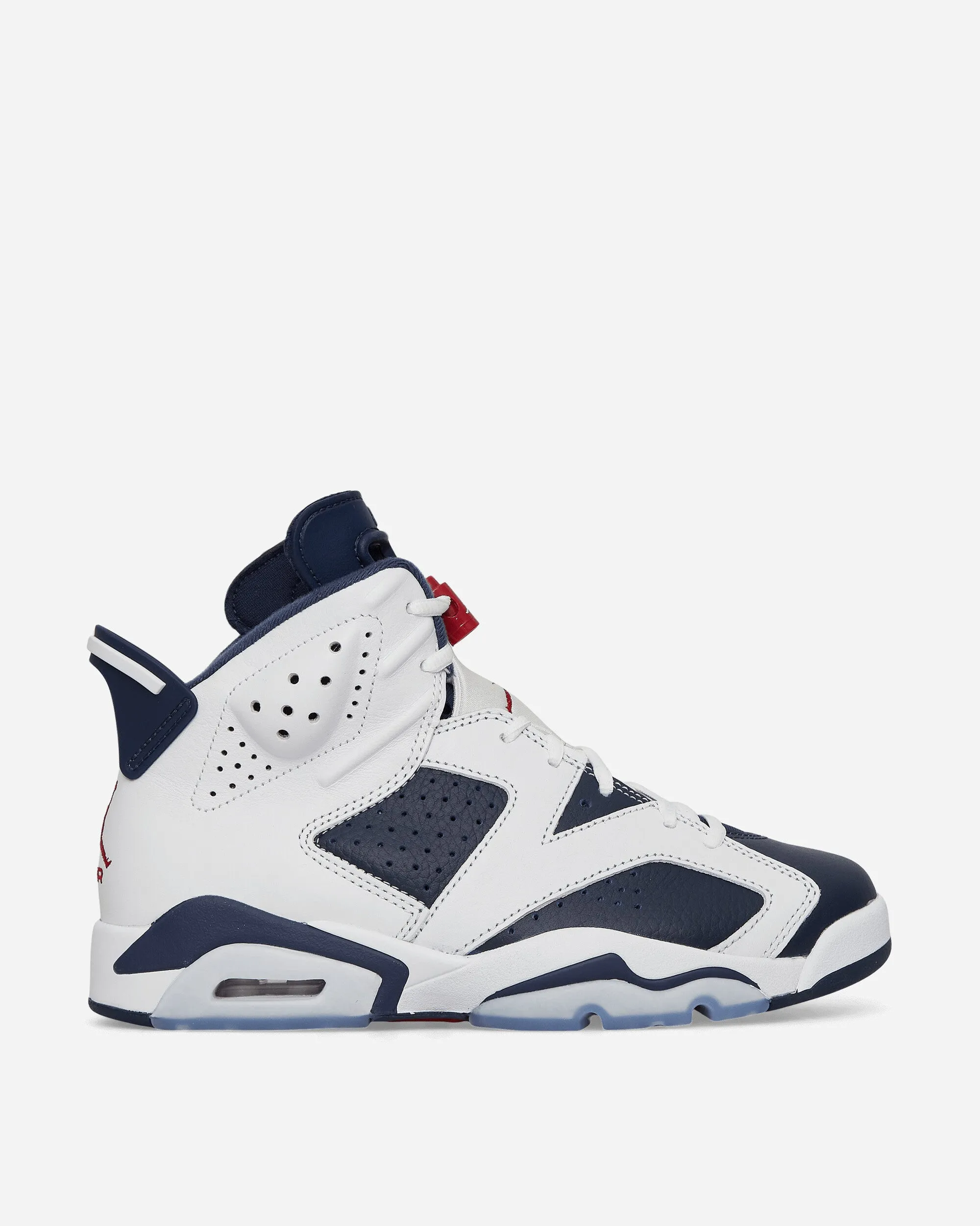Air Jordan 6 Retro (GS) Sneakers Weiß / Mitternachtsblau