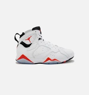 Air Jordan 7 Retro Weiß Infrarot Herren Lifestyle-Schuh - Weiß/Karmesinrot