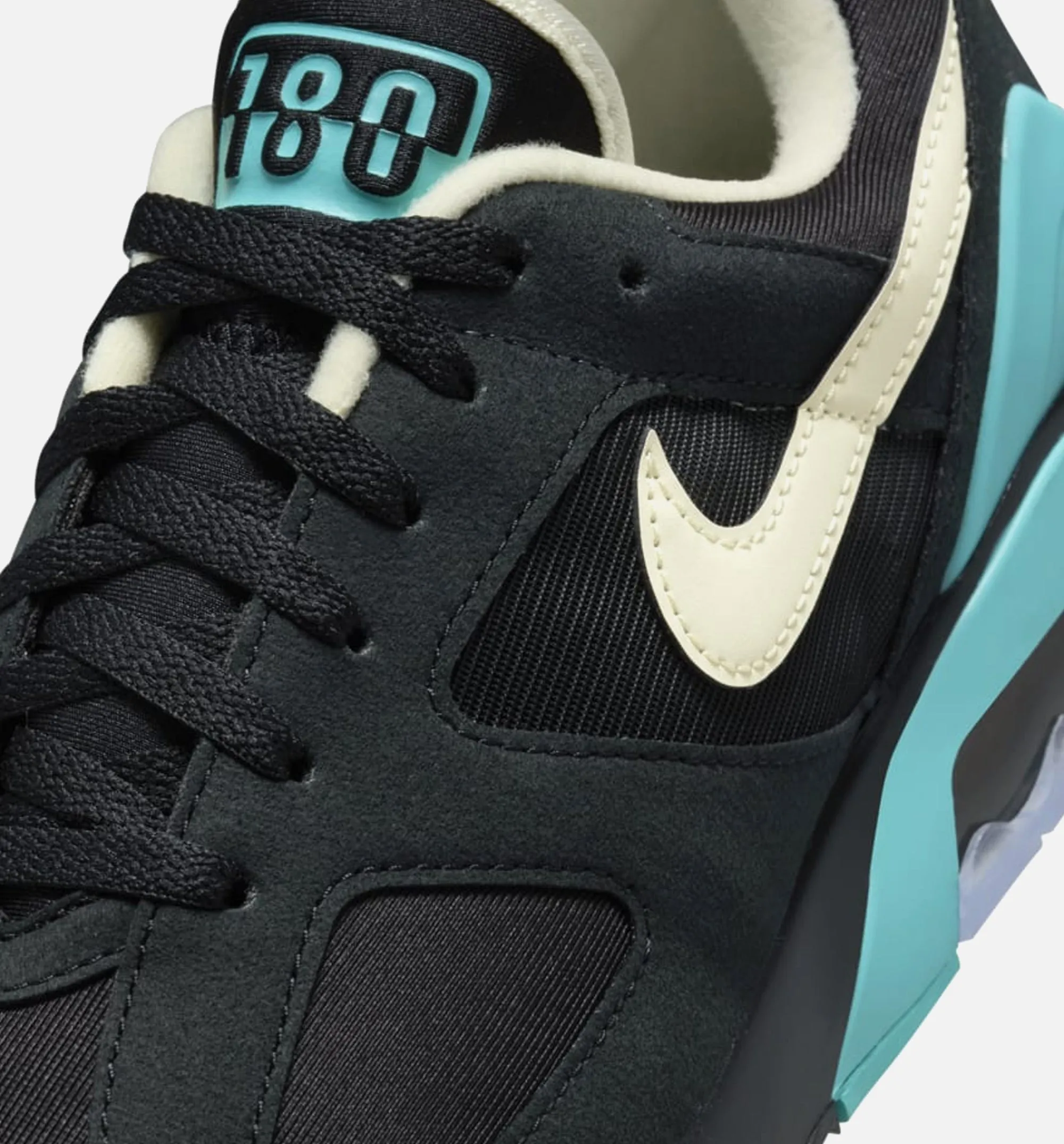 Air Max 180 Schwarz und Dusty Cactus Herren Lifestyle-Schuh - Schwarz/Dusty Cactus/Alabaster