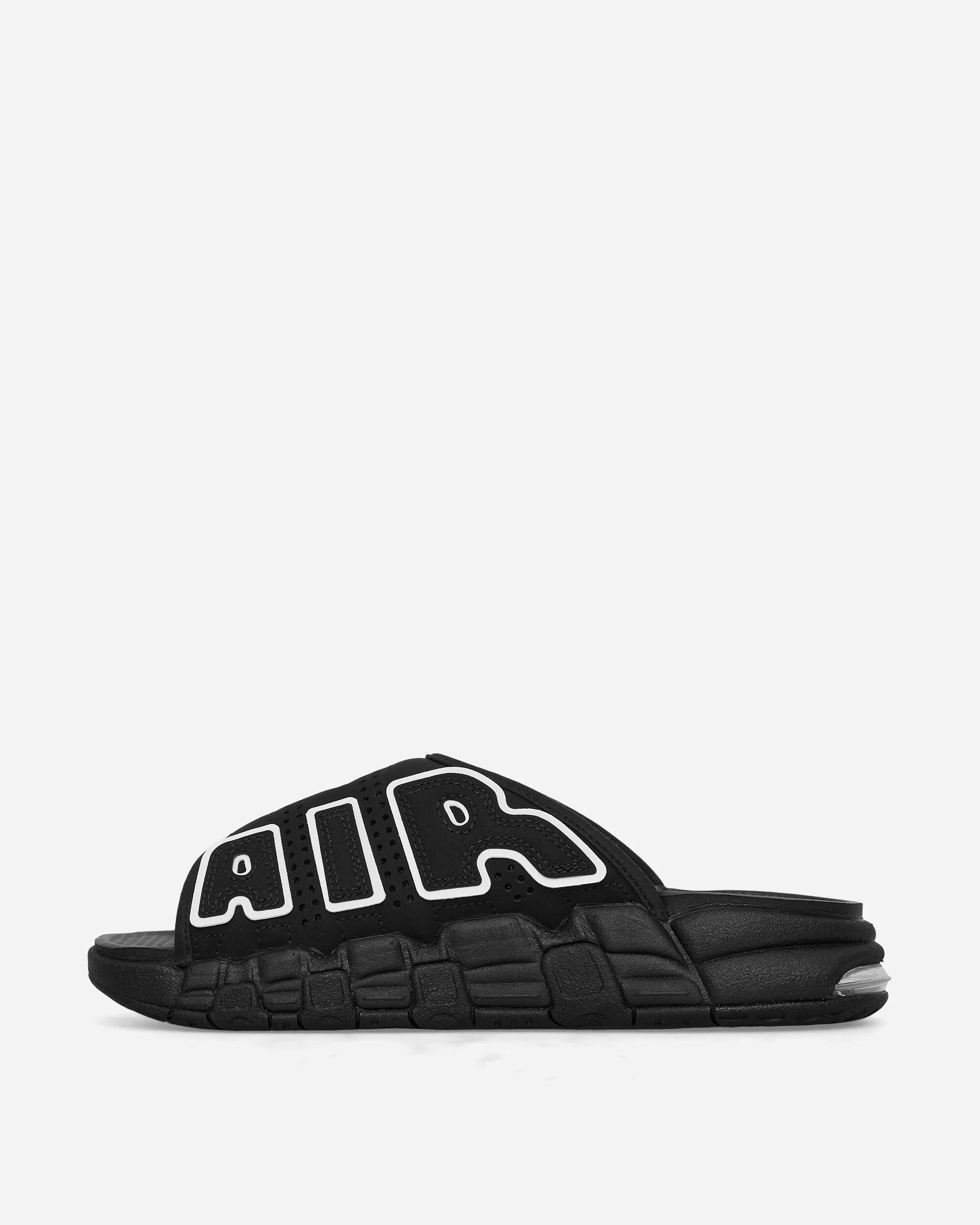 Air More Uptempo Slides Schwarz