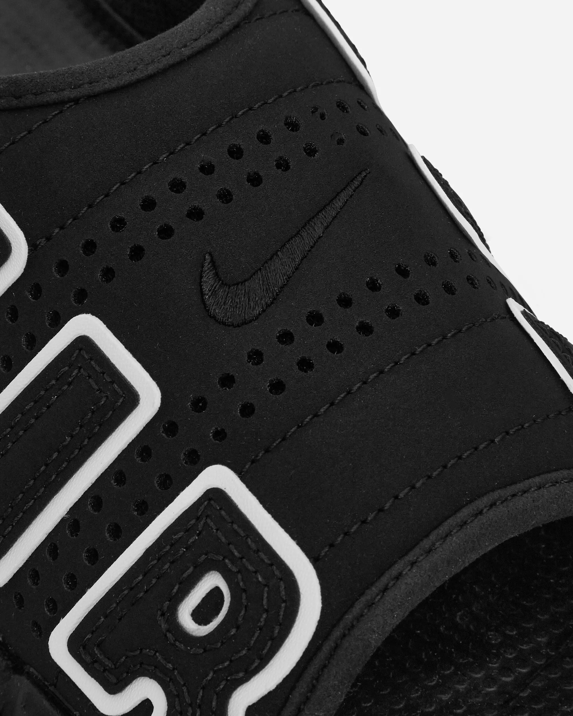Air More Uptempo Slides Schwarz