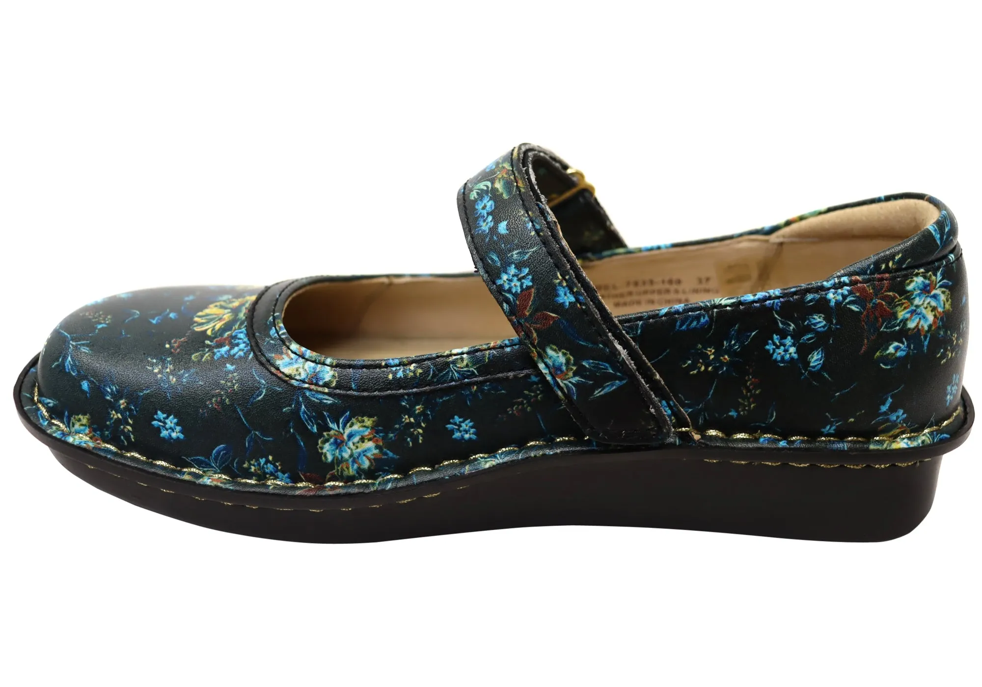 Alegria Belle Damen Bequeme Leder Mary Jane Schuhe Alegria Schuhe