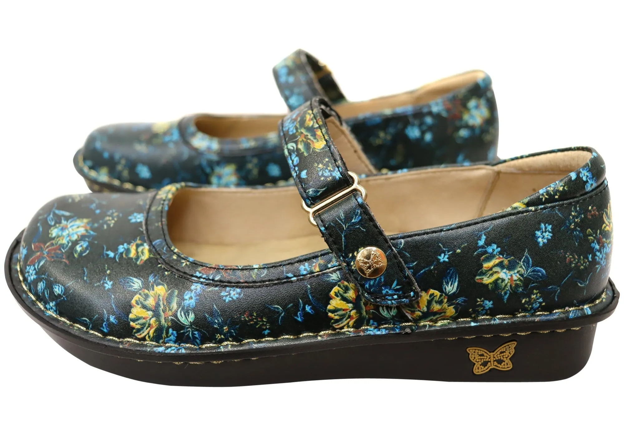 Alegria Belle Damen Bequeme Leder Mary Jane Schuhe Alegria Schuhe