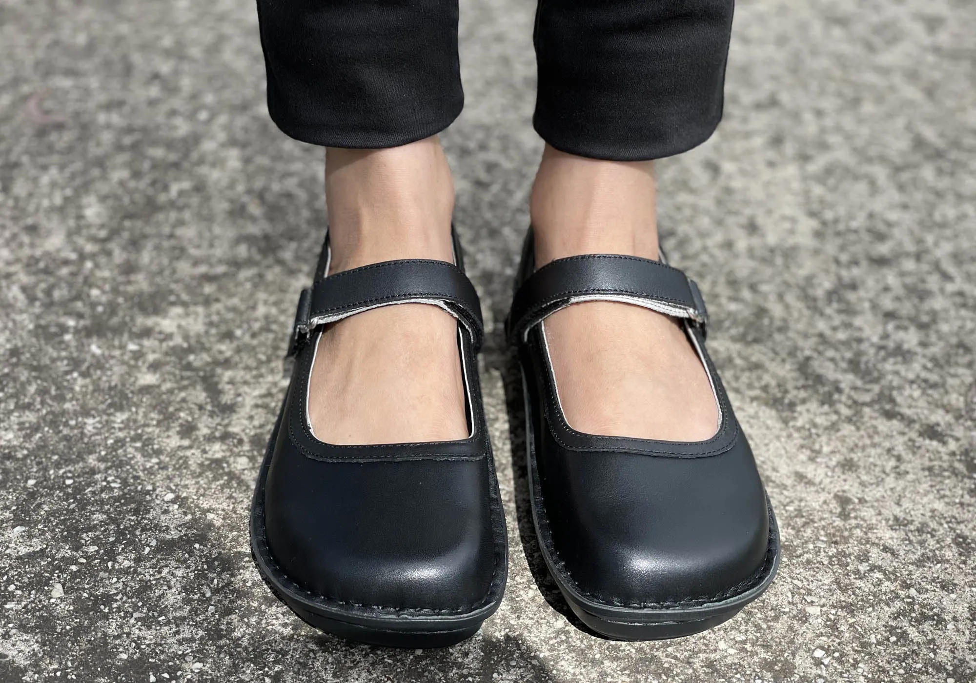 Alegria Belle Damen Bequeme Leder Mary Jane Schuhe Alegria Schuhe