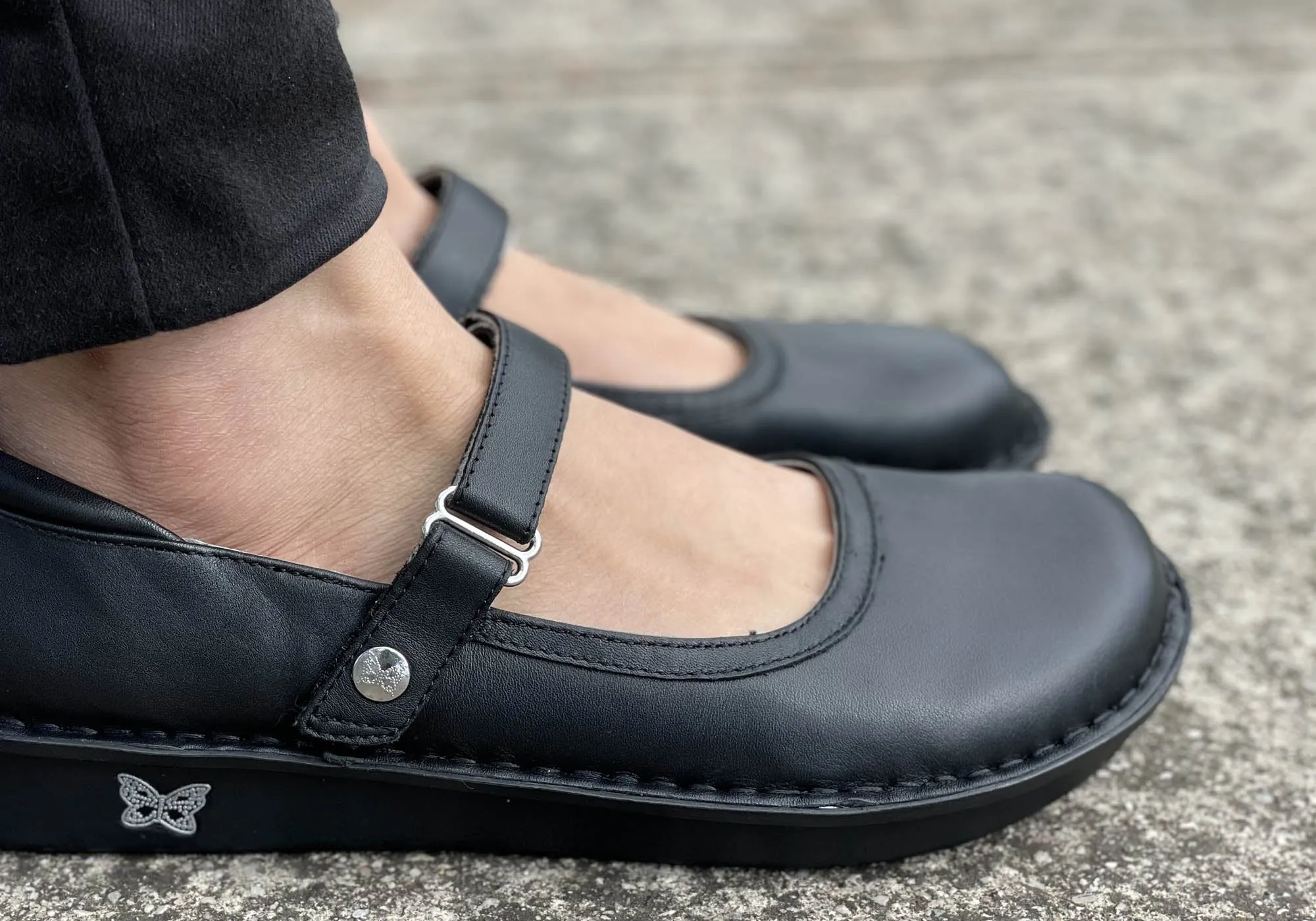 Alegria Belle Damen Bequeme Leder Mary Jane Schuhe Alegria Schuhe
