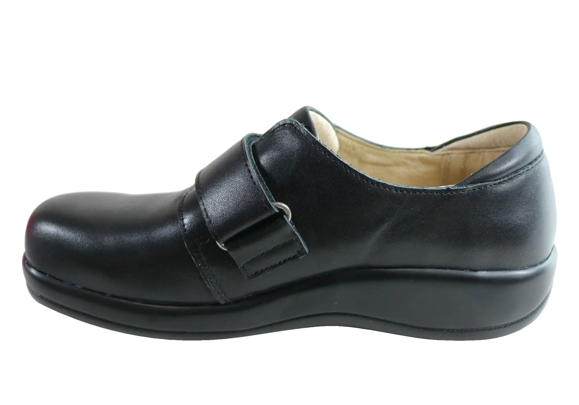 Alegria Joleen Damen Bequeme Lederschuhe Mit Verstellbarem Riemen Alegria Schuhe