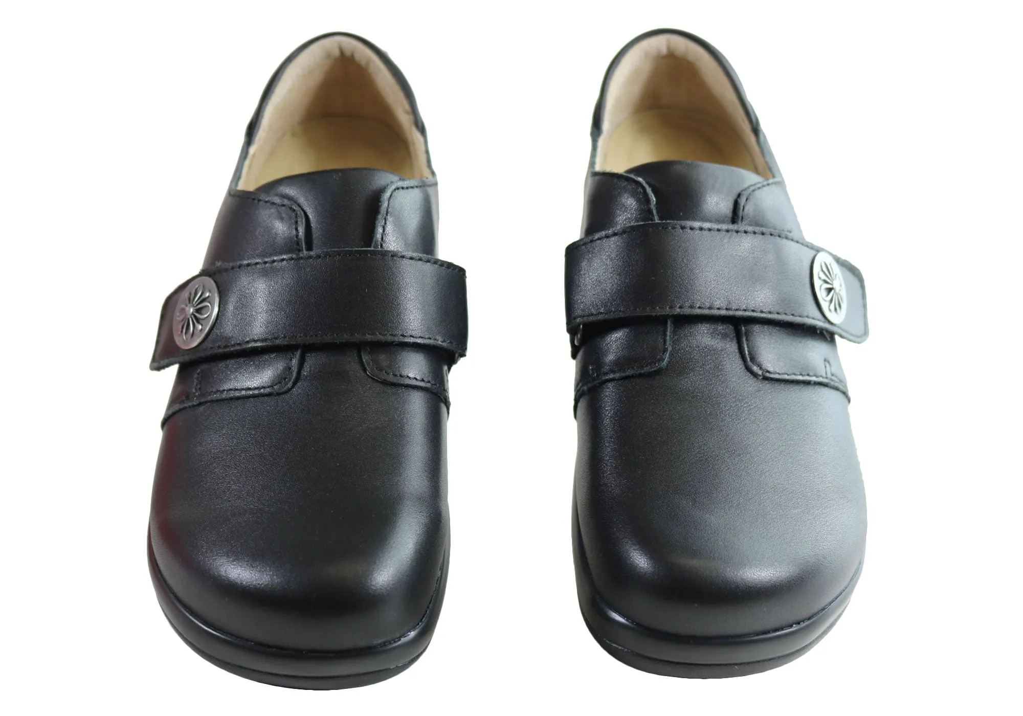 Alegria Joleen Damen Bequeme Lederschuhe Mit Verstellbarem Riemen Alegria Schuhe