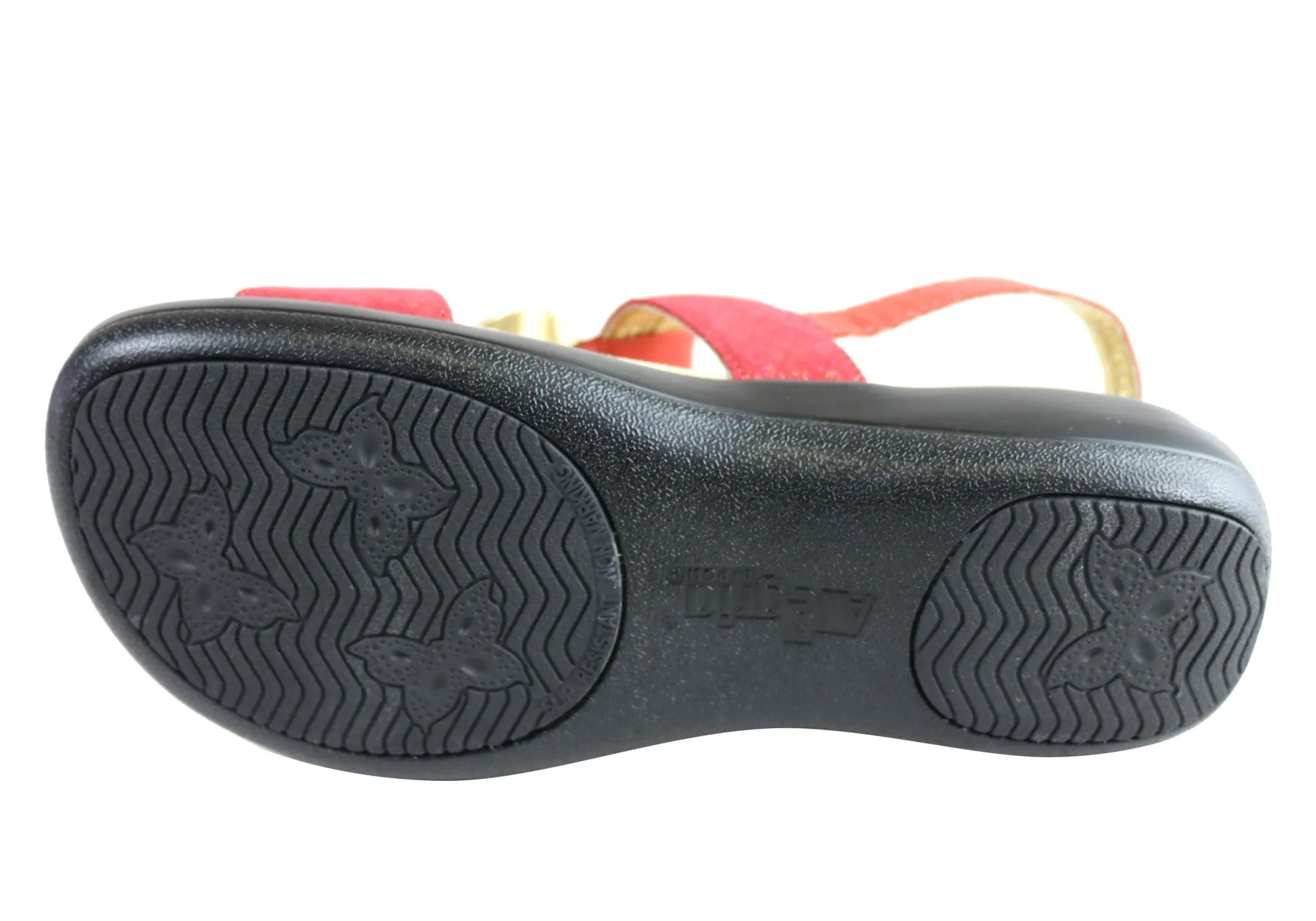 Alegria Julie Damen Bequeme Sandalen mit verstellbaren Riemen aus Leder Alegria Schuhe