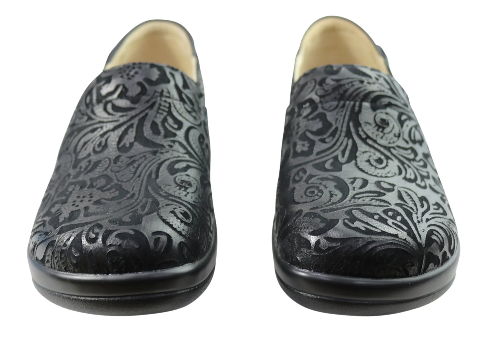 Alegria Keli Damen Bequeme Lederschuhe Professionelle Schlupfschuhe Alegria Schuhe