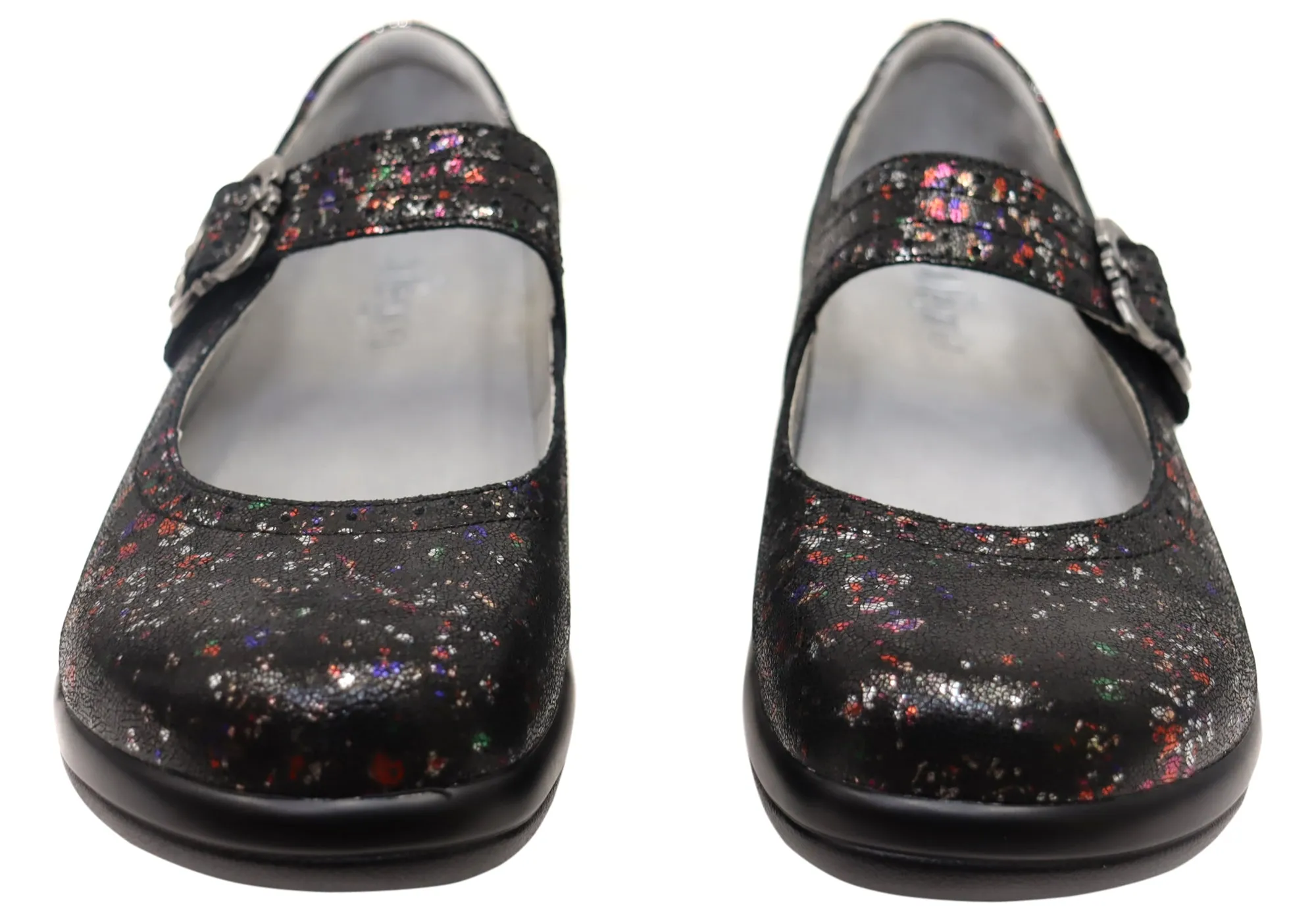 Alegria Kourtney Damen Leder Mary Jane Schuhe Alegria Schuhe