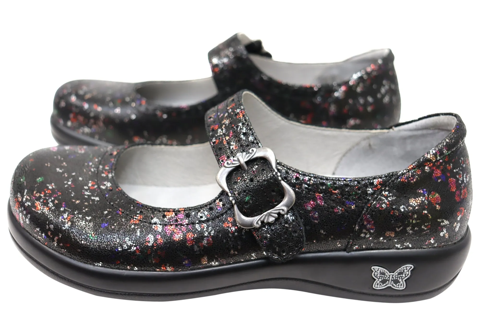 Alegria Kourtney Damen Leder Mary Jane Schuhe Alegria Schuhe