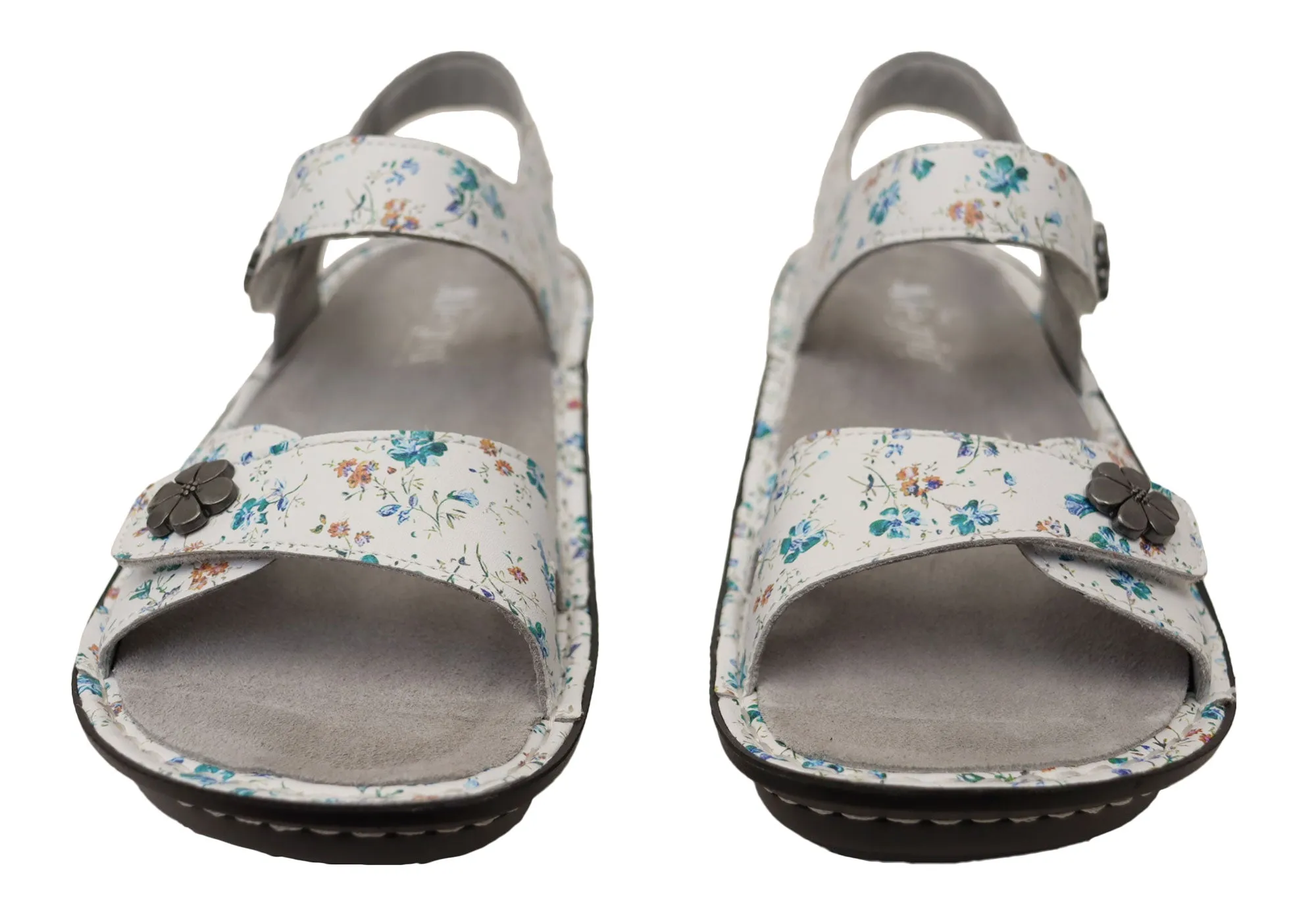 Alegria Vienna Damen Bequeme Ledersandalen Alegria Schuhe