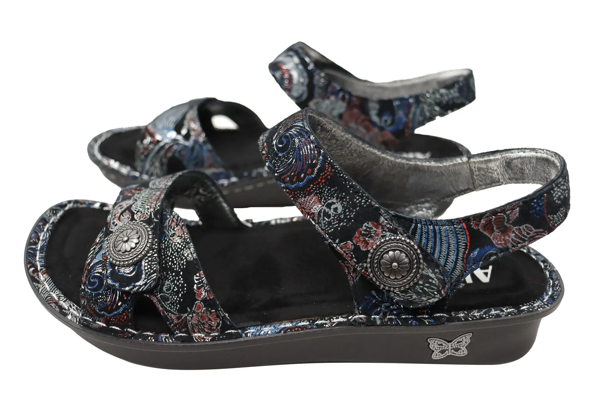 Alegria Vienna Damen Bequeme Ledersandalen Alegria Schuhe