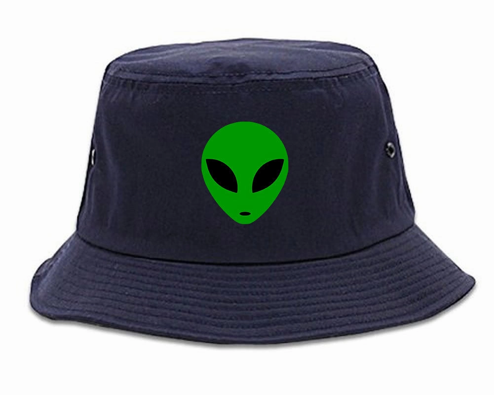 Alien Head Green Bucket Hat