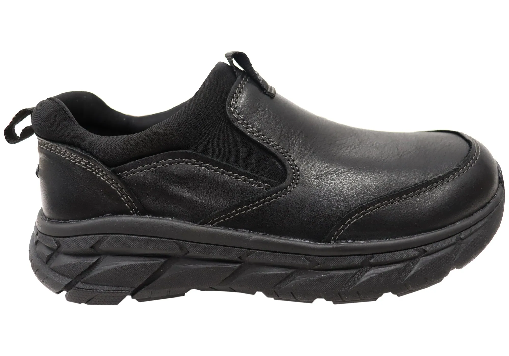 Align Protech Valent Herren Leder Sneakers mit Weitem Schnitt und Fußgewölbestütze Align Schuhe