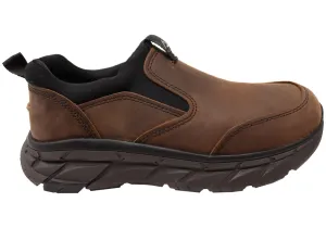 Align Protech Valent Herren Leder Sneakers mit Weitem Schnitt und Fußgewölbestütze Align Schuhe