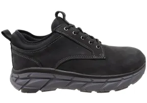 Align Protech Verdell Herren Ledersneaker mit Weitem Schnitt und Fußgewölbestütze Align Schuhe