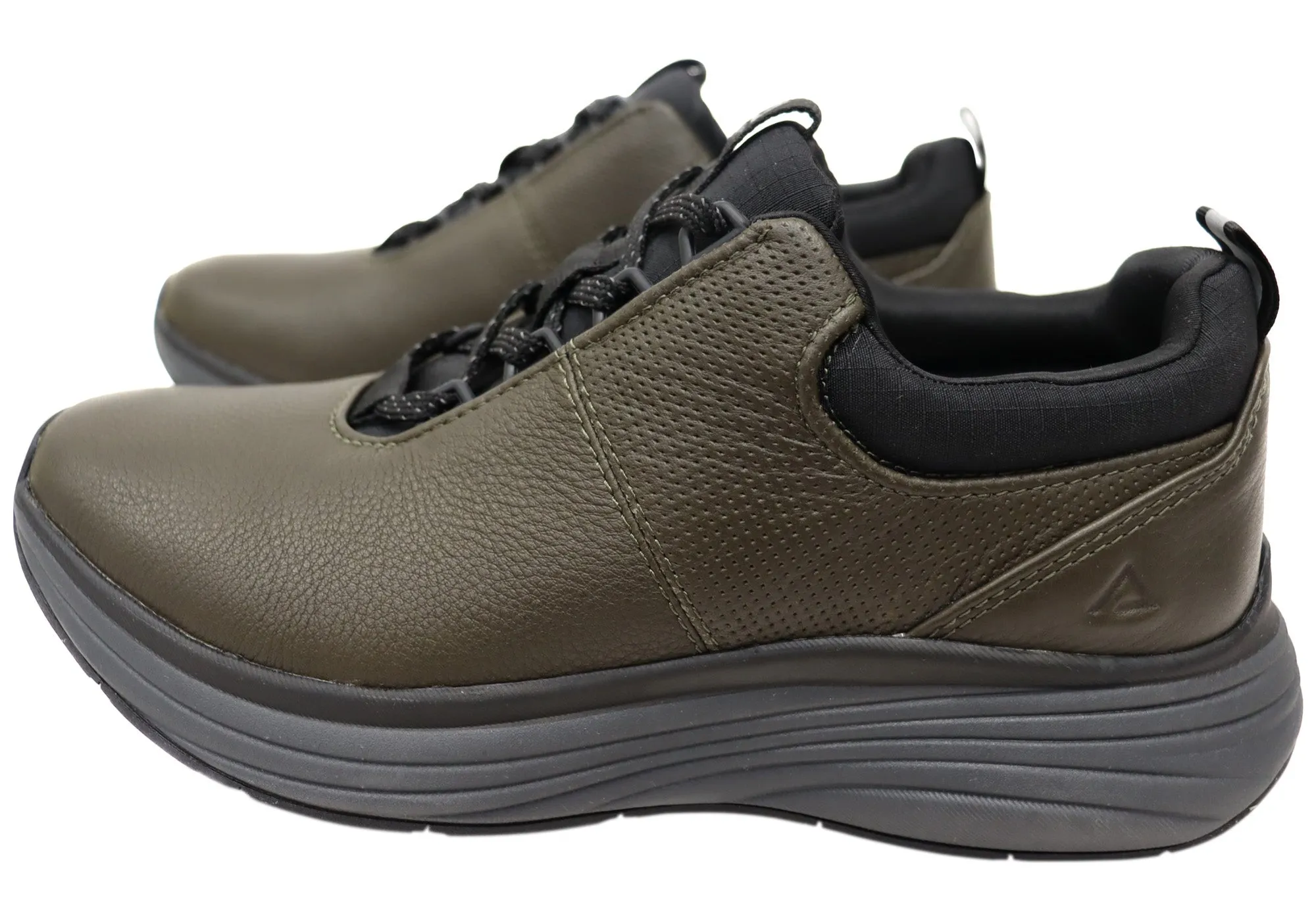 Align Tahoe Herren Bequeme Ledersneaker mit Weitem Schnitt und Fußgewölbestütze Align Schuhe