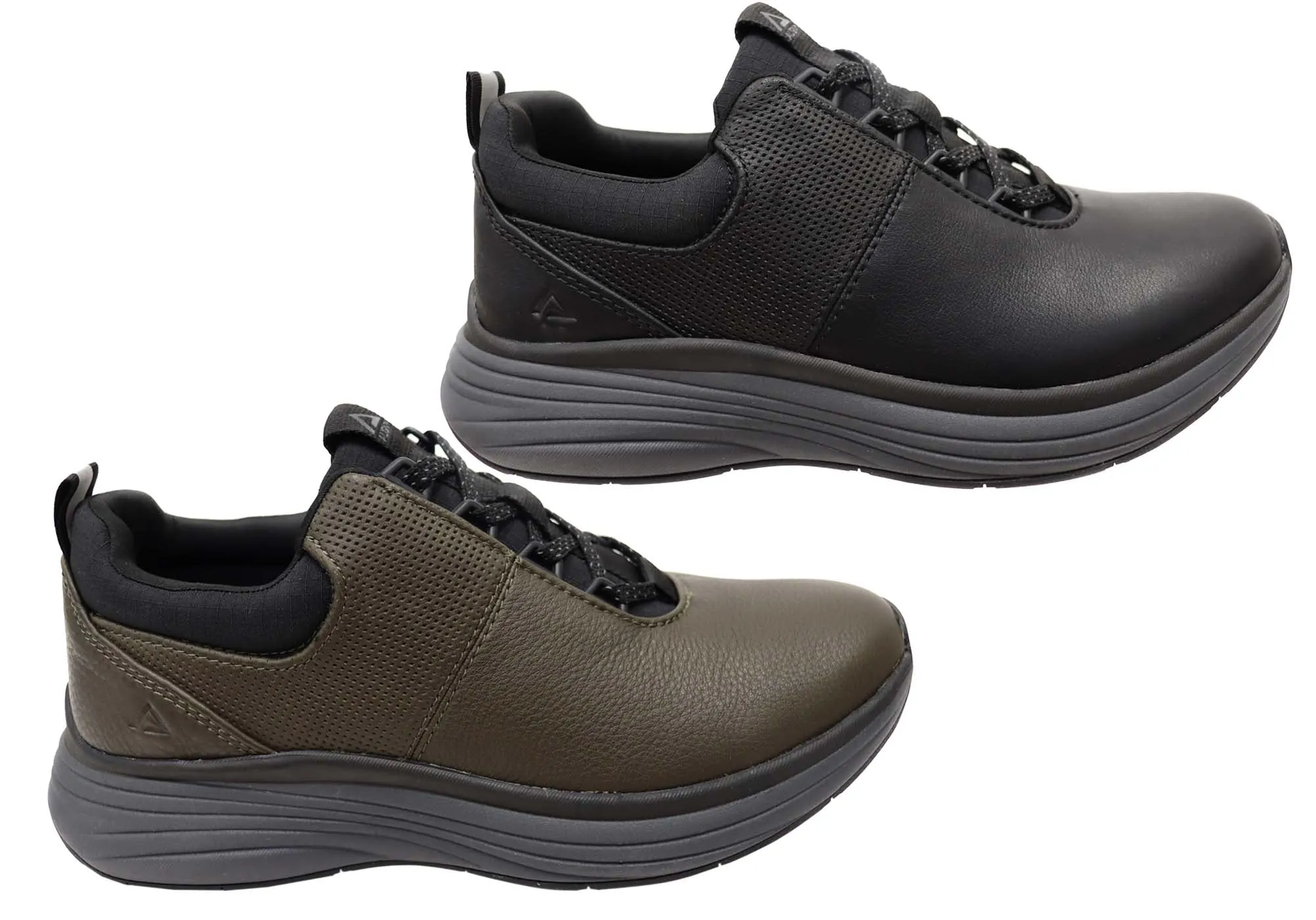 Align Tahoe Herren Bequeme Ledersneaker mit Weitem Schnitt und Fußgewölbestütze Align Schuhe